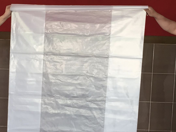 折角，平口塑膠袋成品